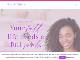 'belovedwomen.org' screenshot