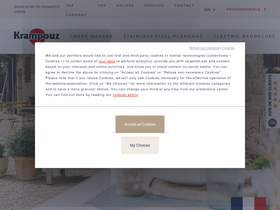 'krampouz.com' screenshot