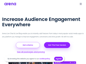 Arena  Increase Audience Engagement With Live Chat Today