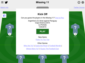 'missing11.com' screenshot