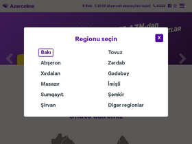 'azeronline.com' screenshot