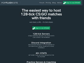 'popflash.site' screenshot