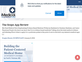 'imedicalapps.com' screenshot