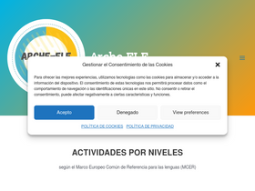 'arche-ele.com' screenshot