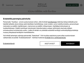 'meillakotona.fi' screenshot