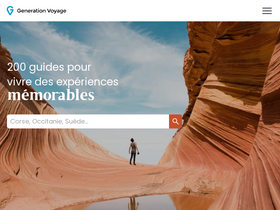 'generationvoyage.fr' screenshot