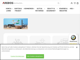 'arebos.de' screenshot