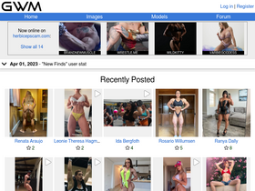 'girlswithmuscle.com' screenshot
