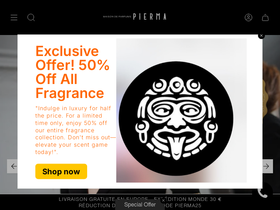 parfums-vanel.fr homepage screenshot