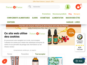 'nature-et-forme.com' screenshot