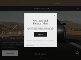 'lucidmotors.com' screenshot