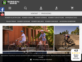 'greenbike.pl' screenshot