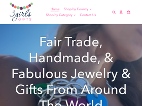 3girlsgifts.com homepage screenshot