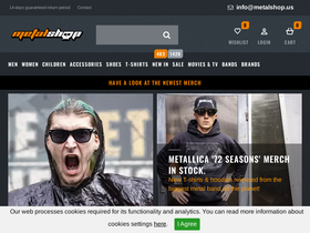 'metalshop.us' screenshot