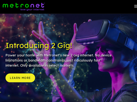 'metronetinc.com' screenshot