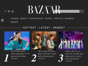 'bazaarvietnam.vn' screenshot