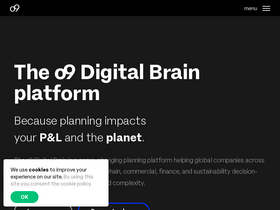 'o9solutions.com' screenshot