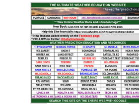 'theweatherprediction.com' screenshot