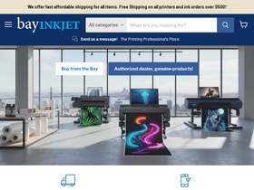 bayinkjet.com homepage screenshot