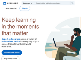 'lynda.com' screenshot