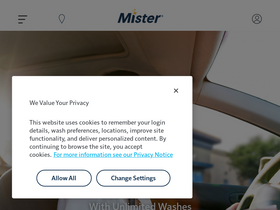 'mistercarwash.com' screenshot