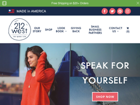 212west.com homepage screenshot