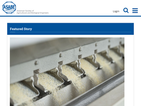 'asabe.org' screenshot