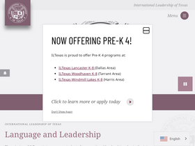 'iltexas.org' screenshot
