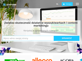 'semstorm.com' screenshot