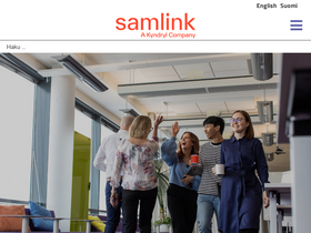 'samlink.fi' screenshot