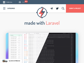 'madewithlaravel.com' screenshot