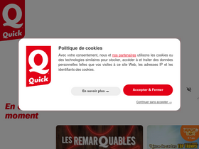 'quick.fr' screenshot