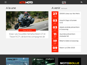 'actumoto.ch' screenshot
