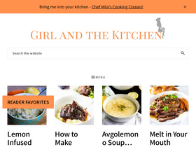 'girlandthekitchen.com' screenshot