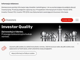 'investors.pl' screenshot