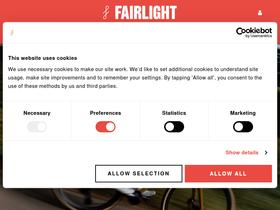 'fairlightcycles.com' screenshot