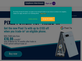 'carphonewarehouse.com' screenshot