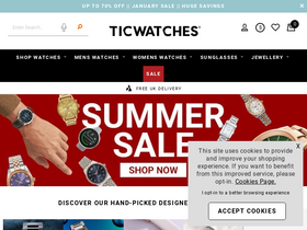 'ticwatches.co.uk' screenshot