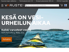 'varuste.net' screenshot
