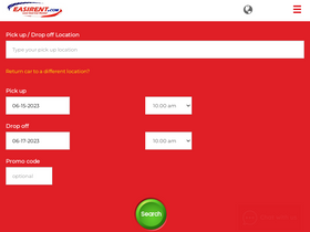 'easirent.com' screenshot