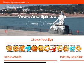 'sanatanveda.com' screenshot