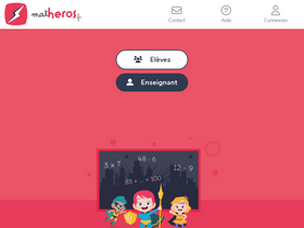 'matheros.fr' screenshot