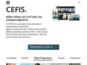 'cefis.com.br' screenshot