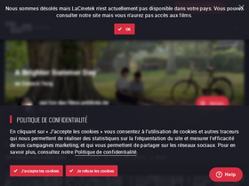 'lacinetek.com' screenshot
