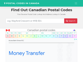 Canada411 postal best sale code lookup