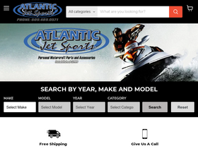 atlanticjetsports.com homepage screenshot