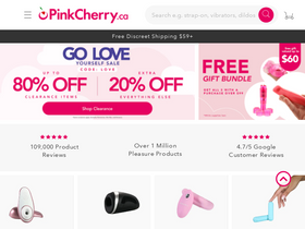 'pinkcherry.ca' screenshot