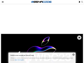 'isenacode.com' screenshot