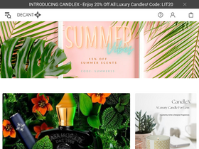 'decantx.com' screenshot