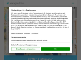 'umzugsauktion.de' screenshot